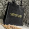 Jutetasche schwarz personalisiert GeschenkStil