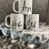 Tassen personalisiert mit Namen und Initial GeschenkStil