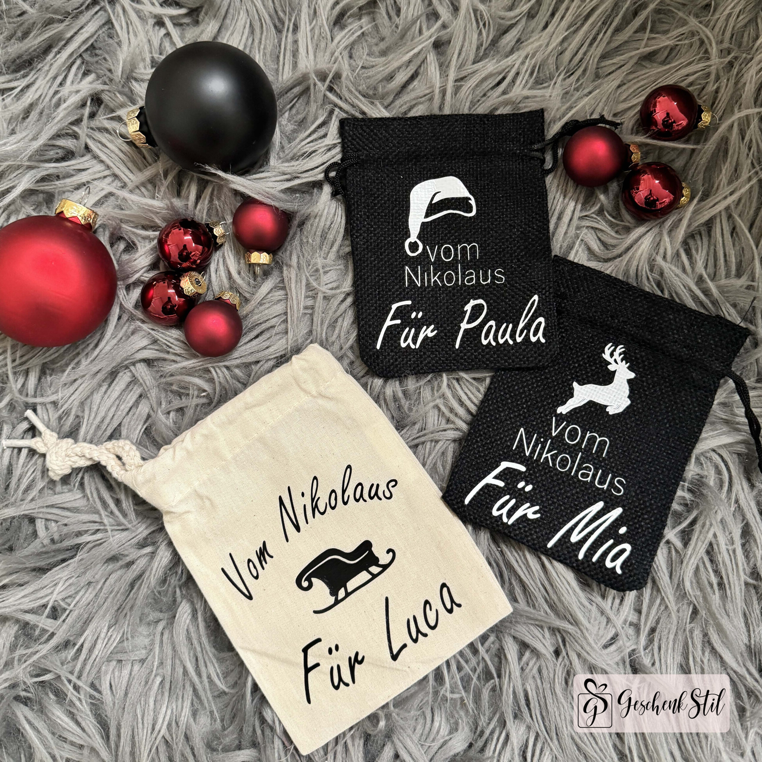 Weihnachtssäckchen mit Wunschtext Weihnachtssäckchen mit Wunschtext – Bild 3