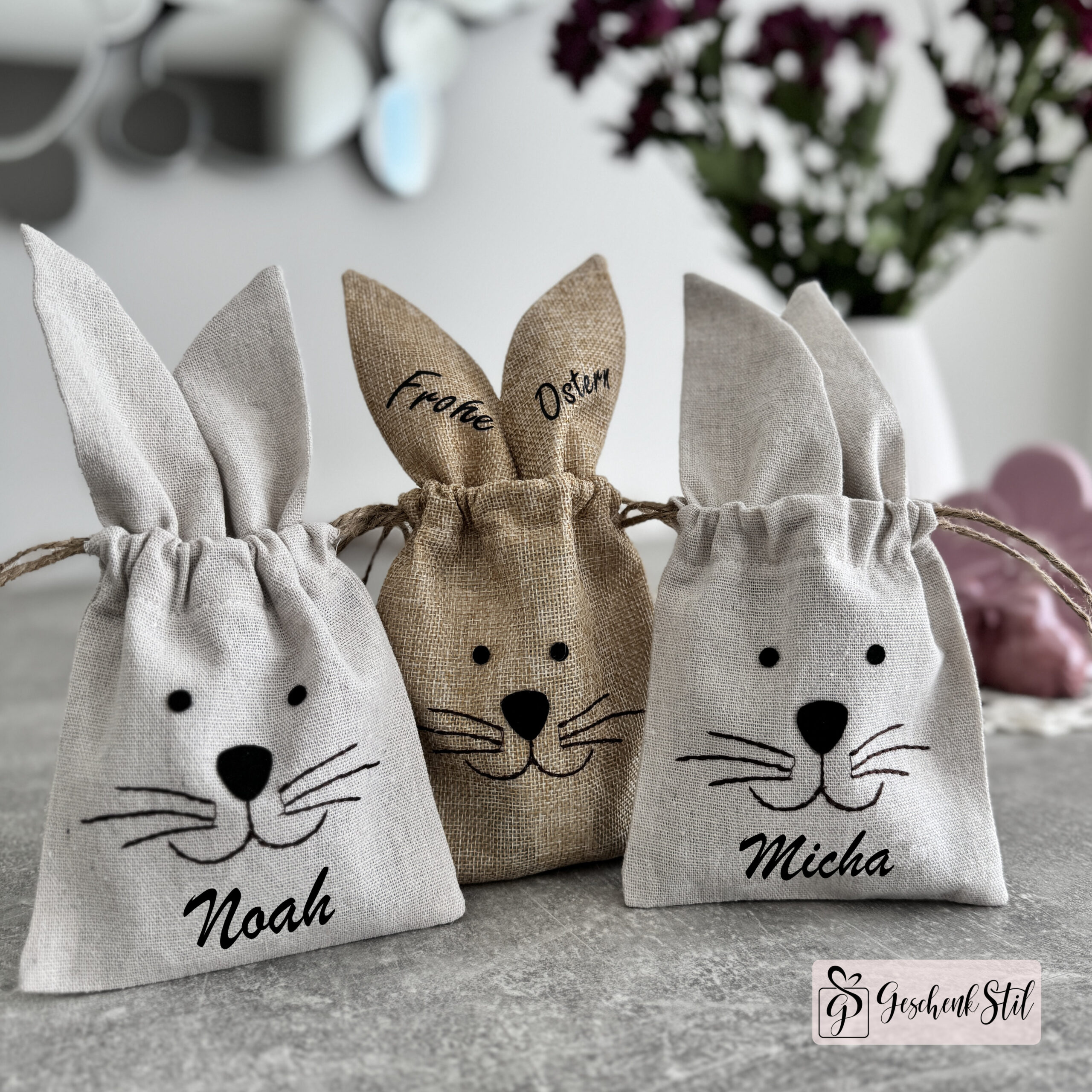Hasensäckchen Ostern GeschenkStil