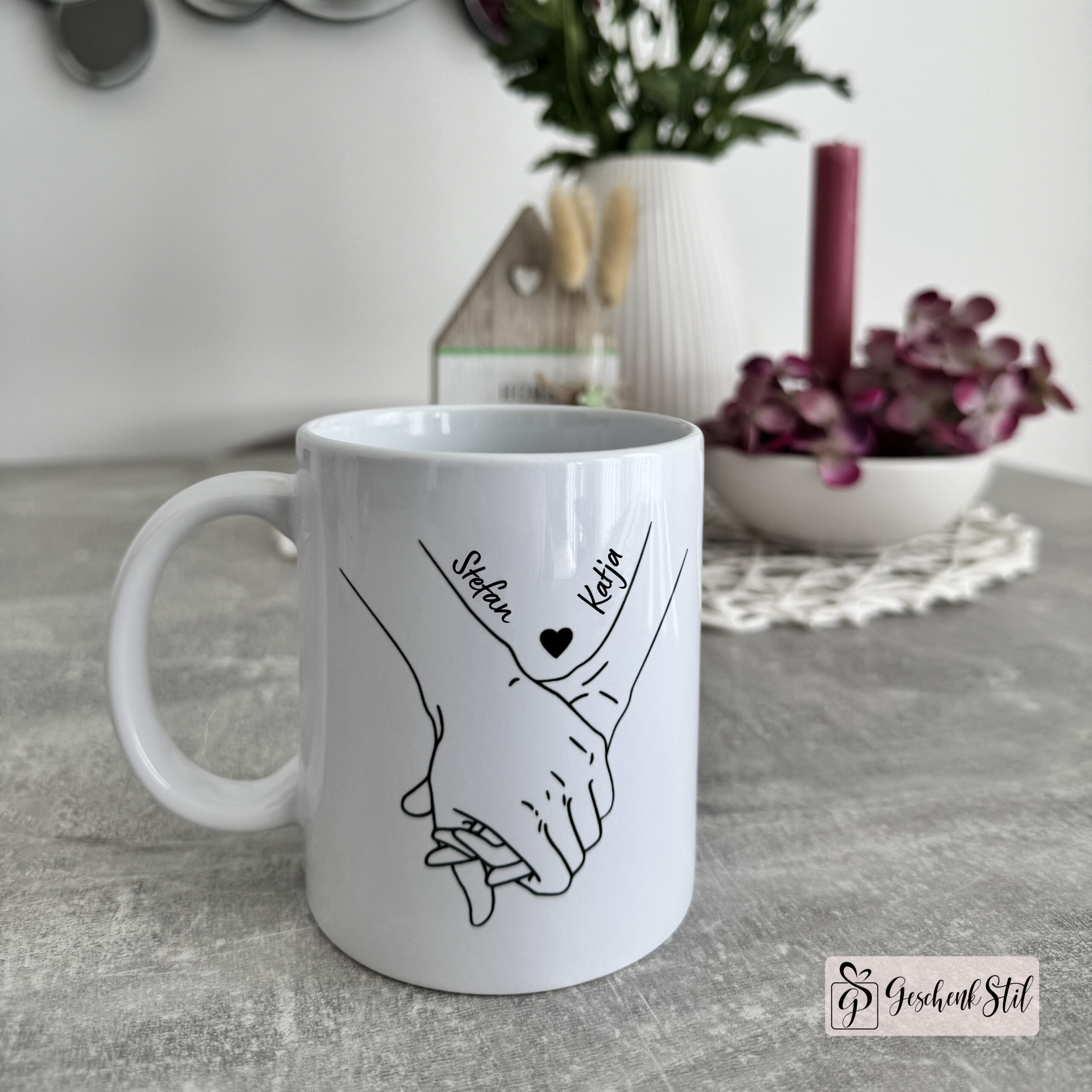 GeschenkStil Partnertasse Valentinstag