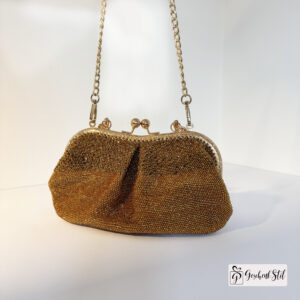 Abendtasche Gold-Braun