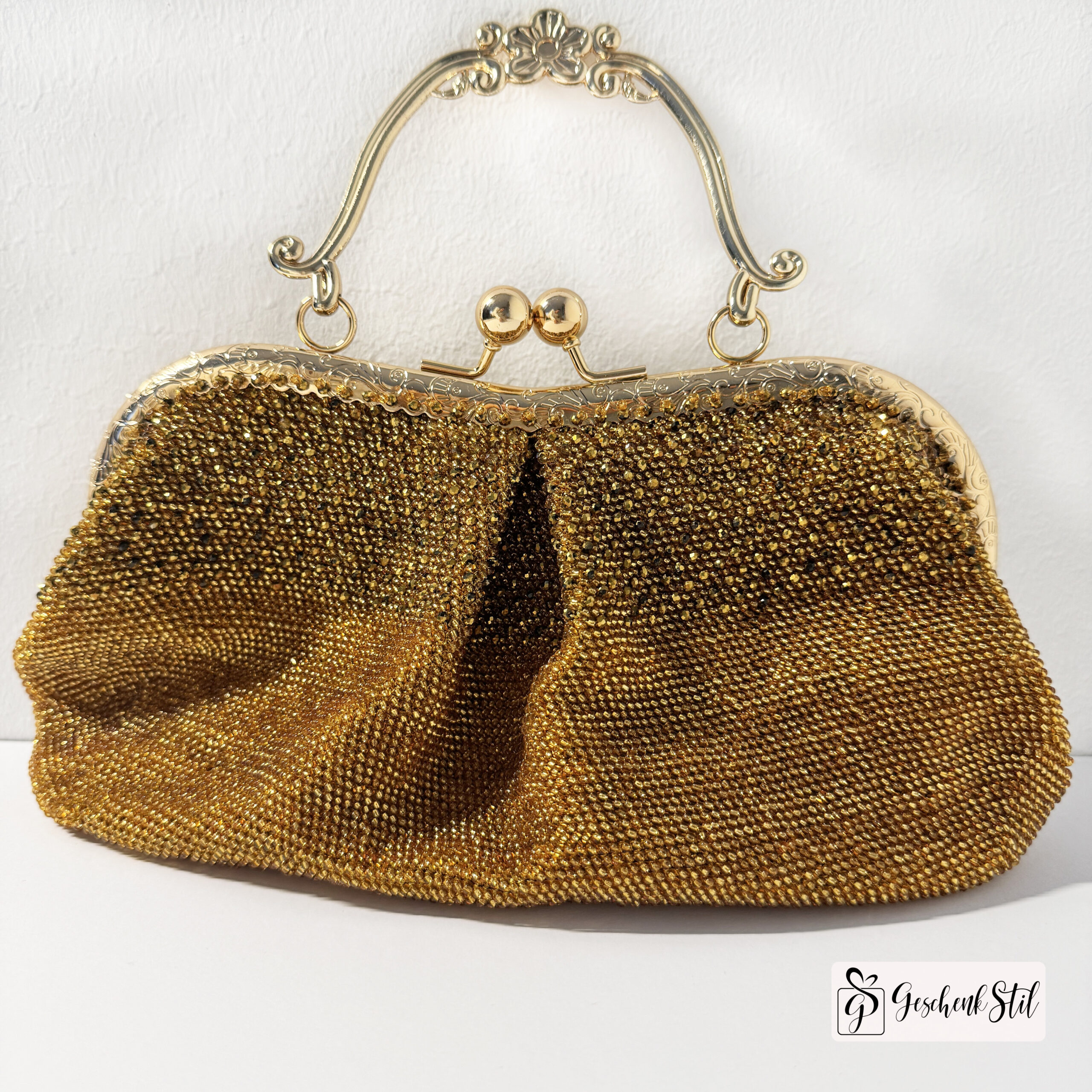 Abendtasche Gold-Braun Abendtasche Gold-Braun – Bild 3