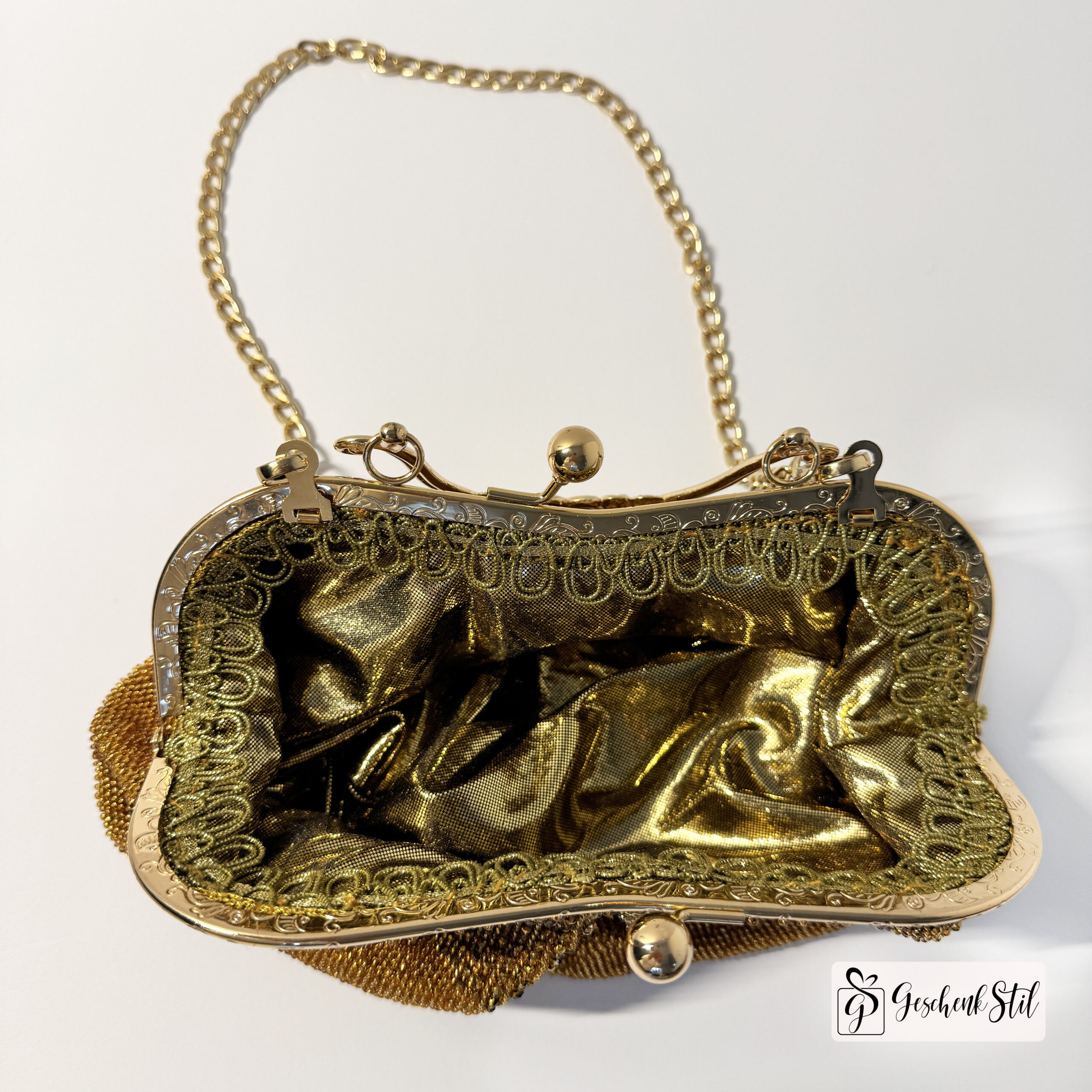 Abendtasche Gold-Braun Abendtasche Gold-Braun – Bild 4