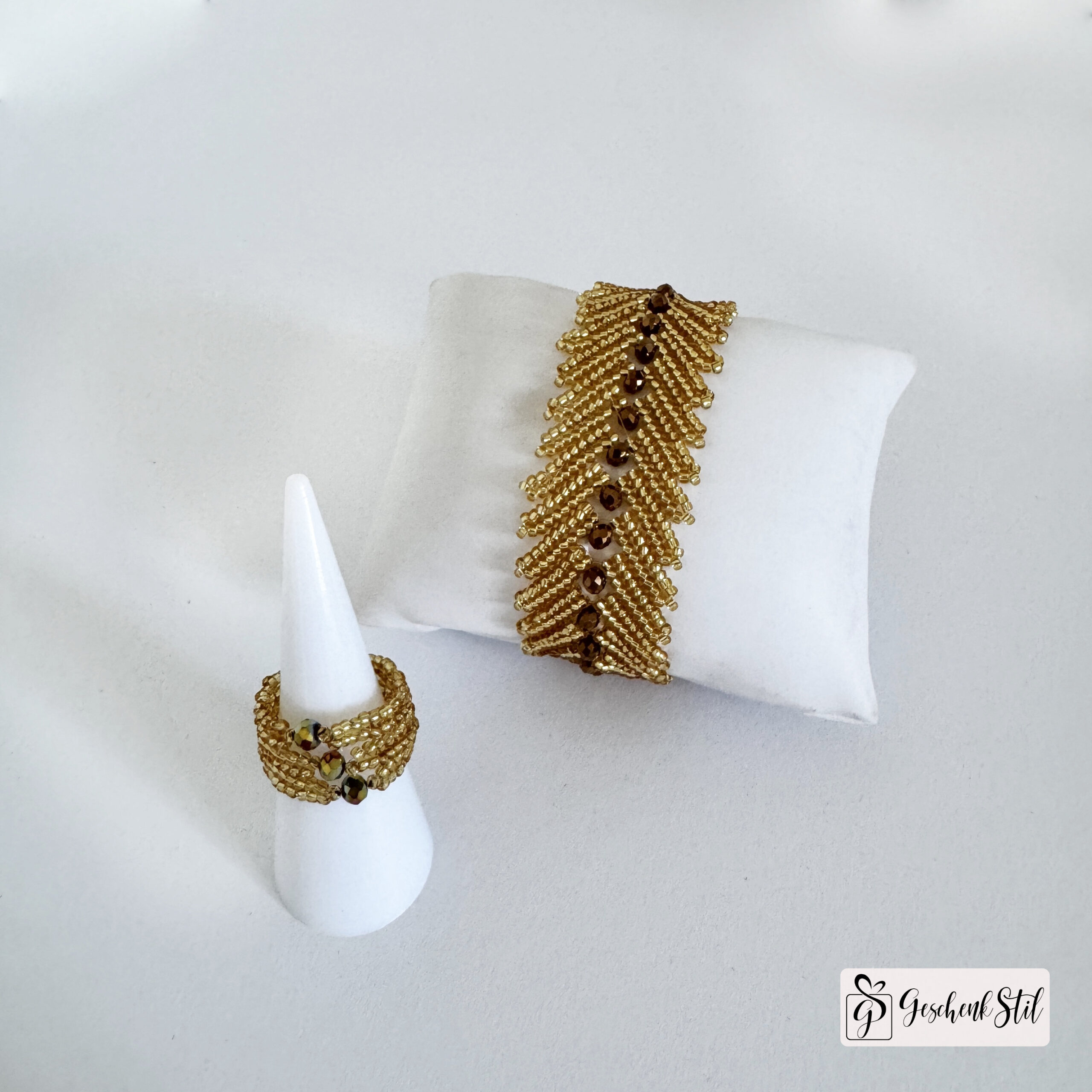 Schmuckset Rocailles-Glasperlen Personalisierte Geschenke GeschenkStil