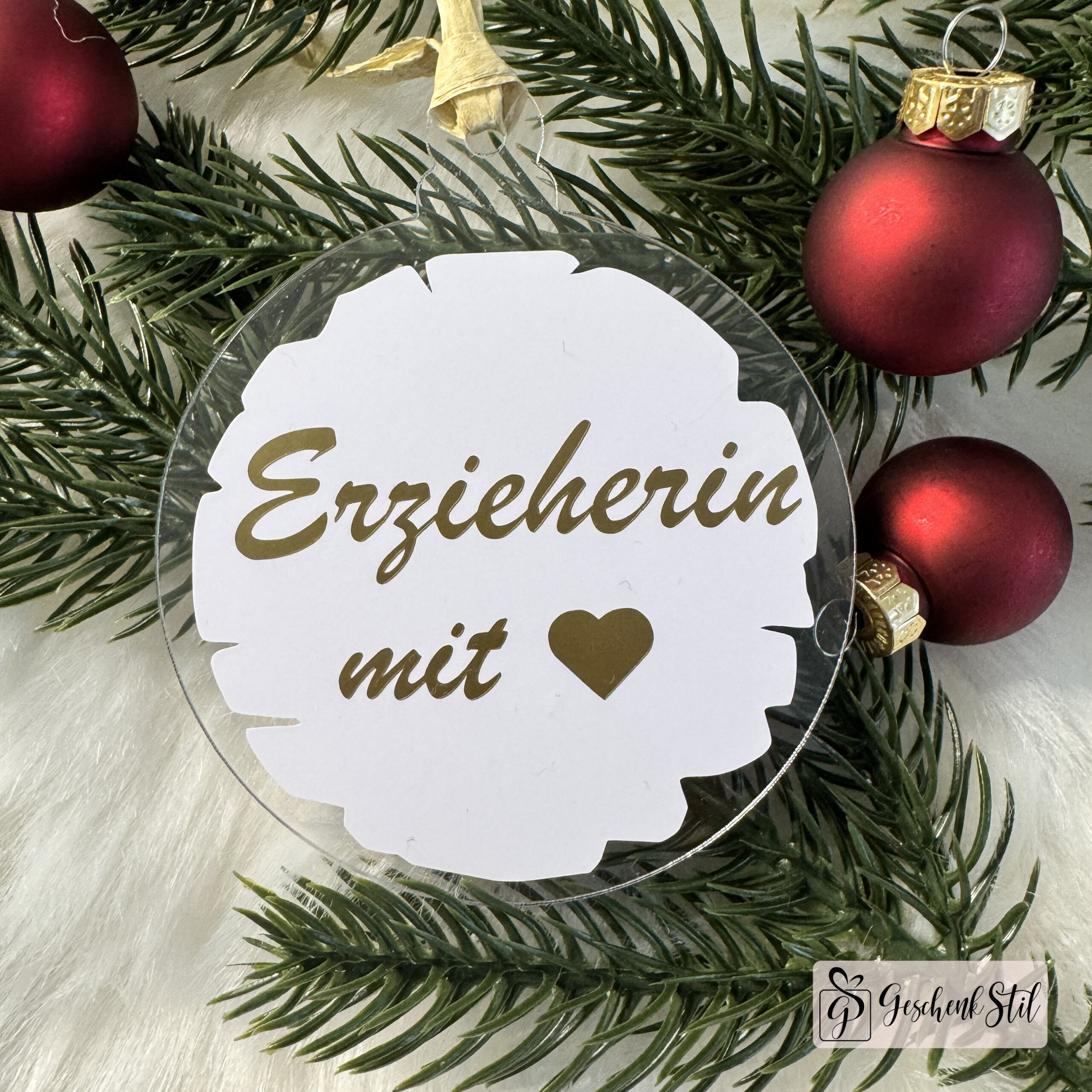 Christbaumanhänger personalisiert mit Motiv Christbaumanhänger personalisiert mit Motiv – Bild 6