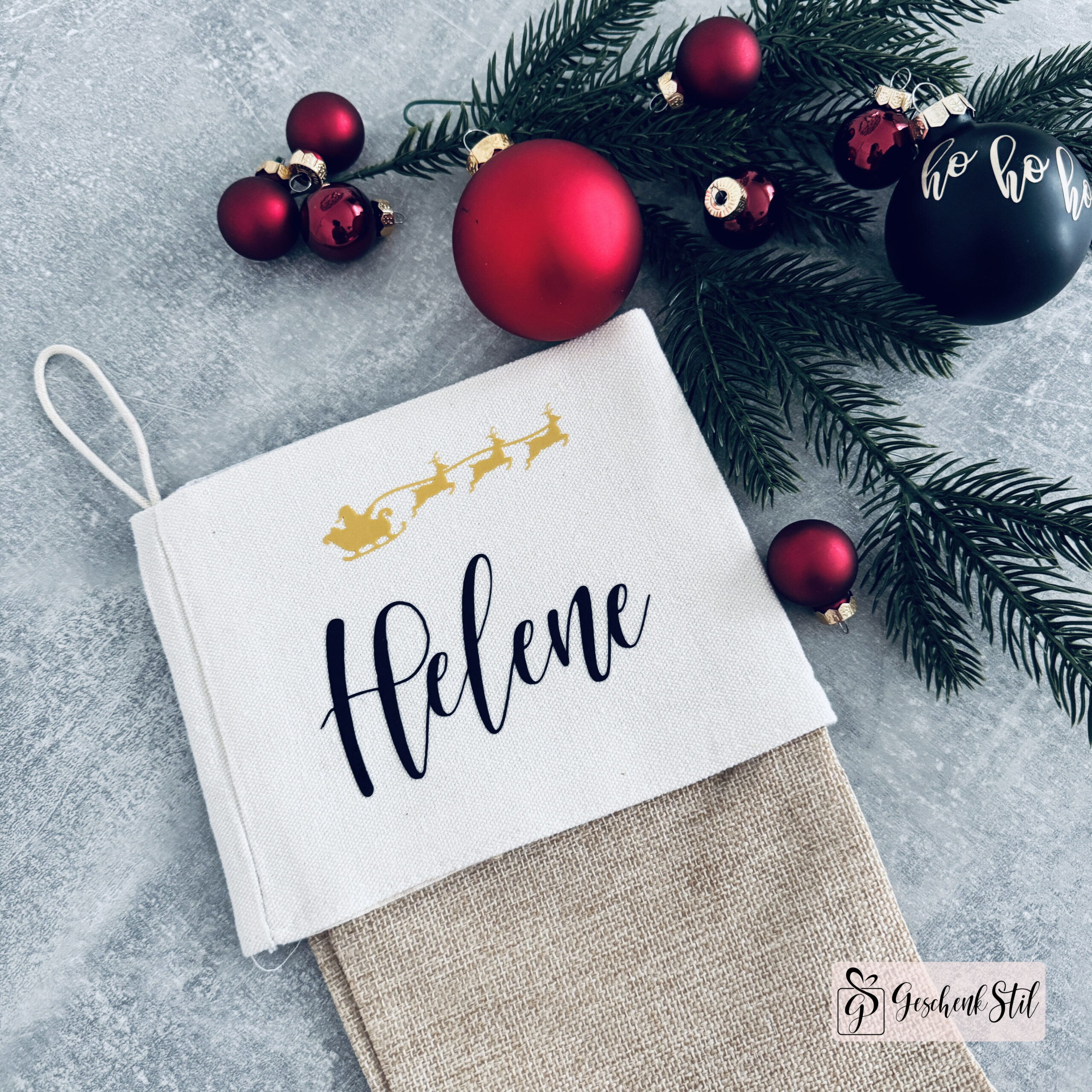 Weihnachtsstrümpfe Nikolausstrumpf GeschenkStil