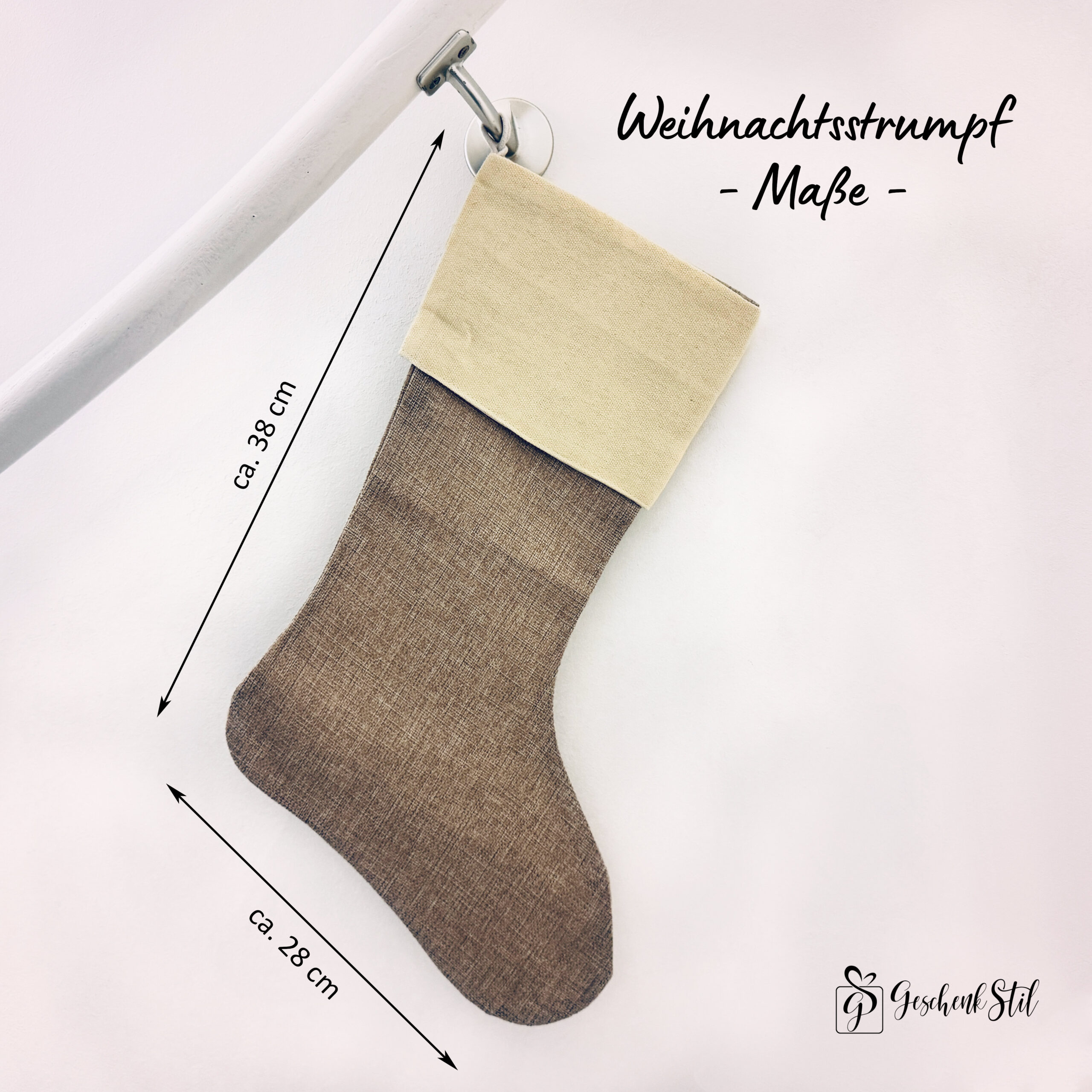 Weihnachtsstrumpf personalisiert mit Namen Weihnachtsstrumpf personalisiert mit Namen – Bild 6